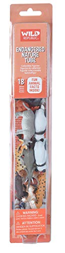 Figuras De Animales Wild Republic - Tubo De 35 Cm, Multicolor, Surtido De Animales De Plástico Para Coleccionar