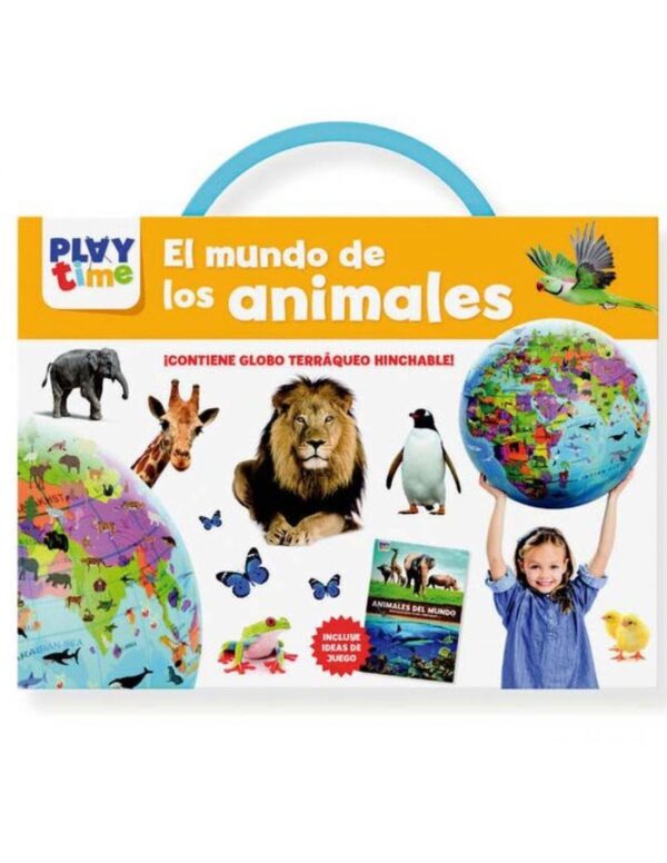 GLOBO TERRAQUEO HINCHABLE ANIMALES