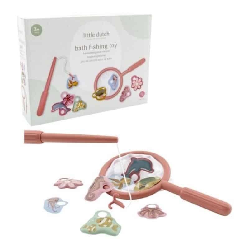 JUEGO DE PESCA BAÑERA ROSA