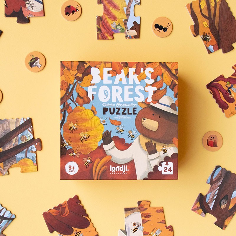 PUZZLE BEARS FOREST 24 PCS